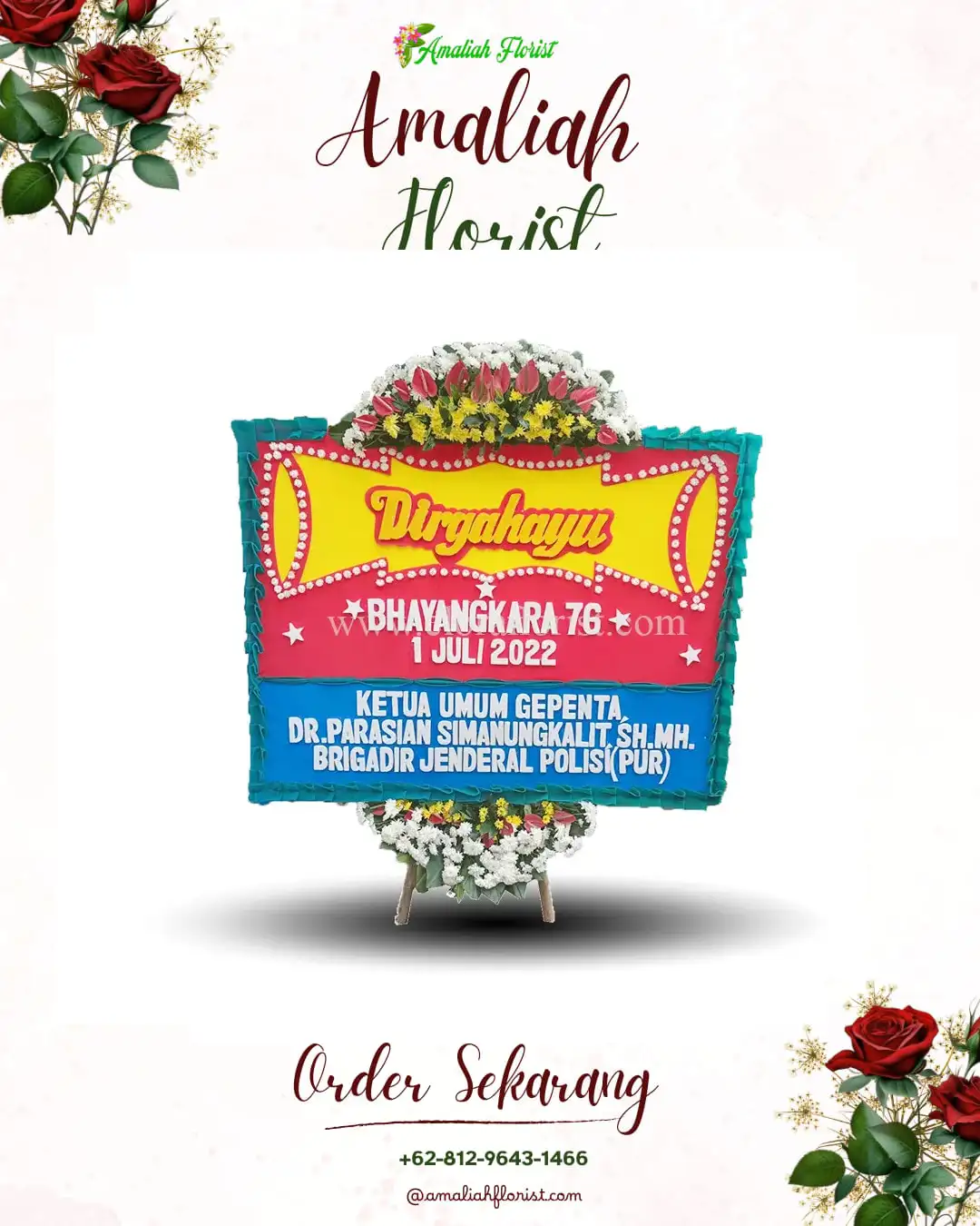 Papan Bunga HUT Ulang Tahun Bumimulyo